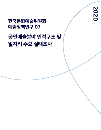 공연예술분야 인력구조 및 일자리 수요 실태조사