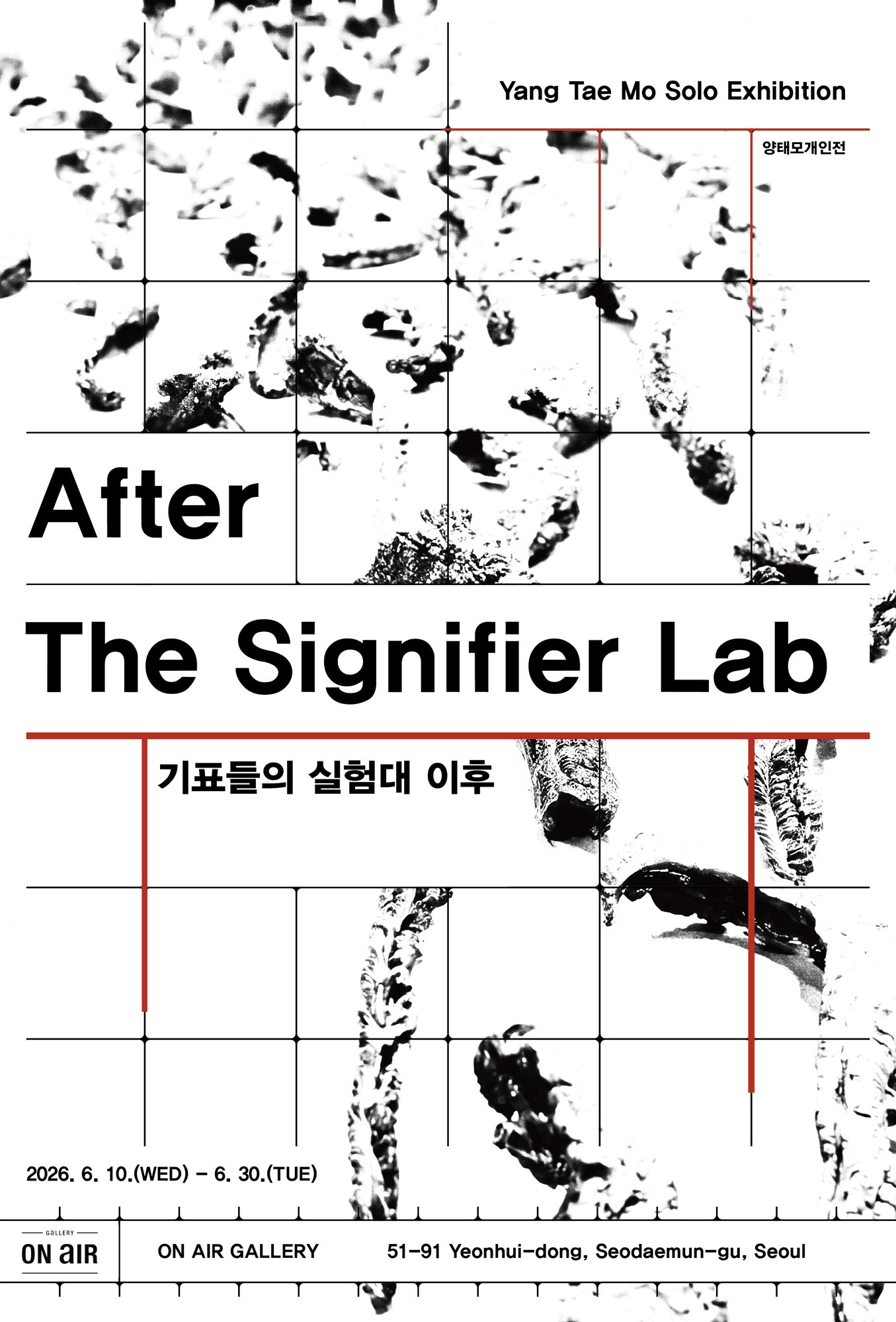 양태모 개인전 《기표들의 실험대 이후 After the Signifier Lab》 이미지