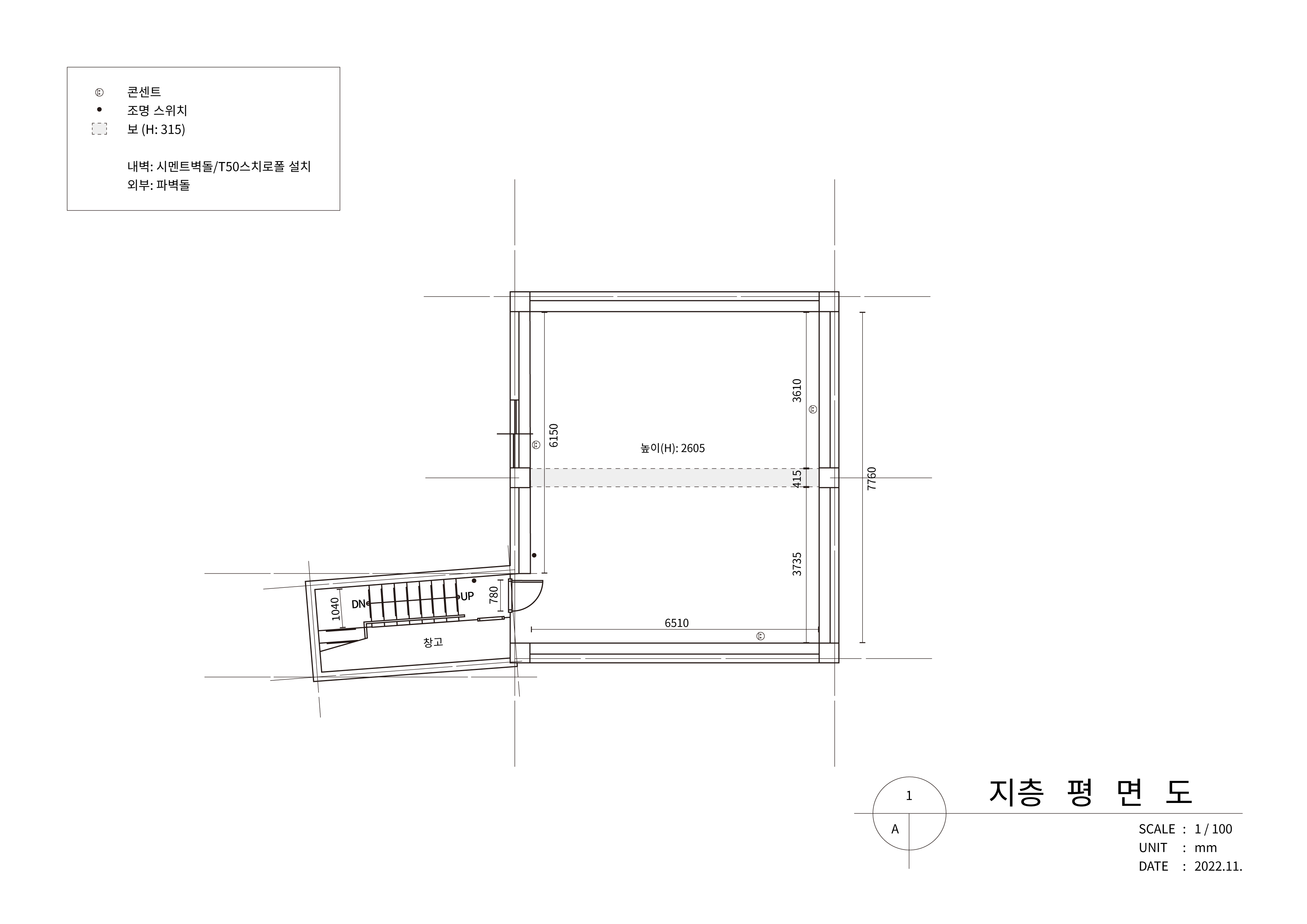 지층 평면도